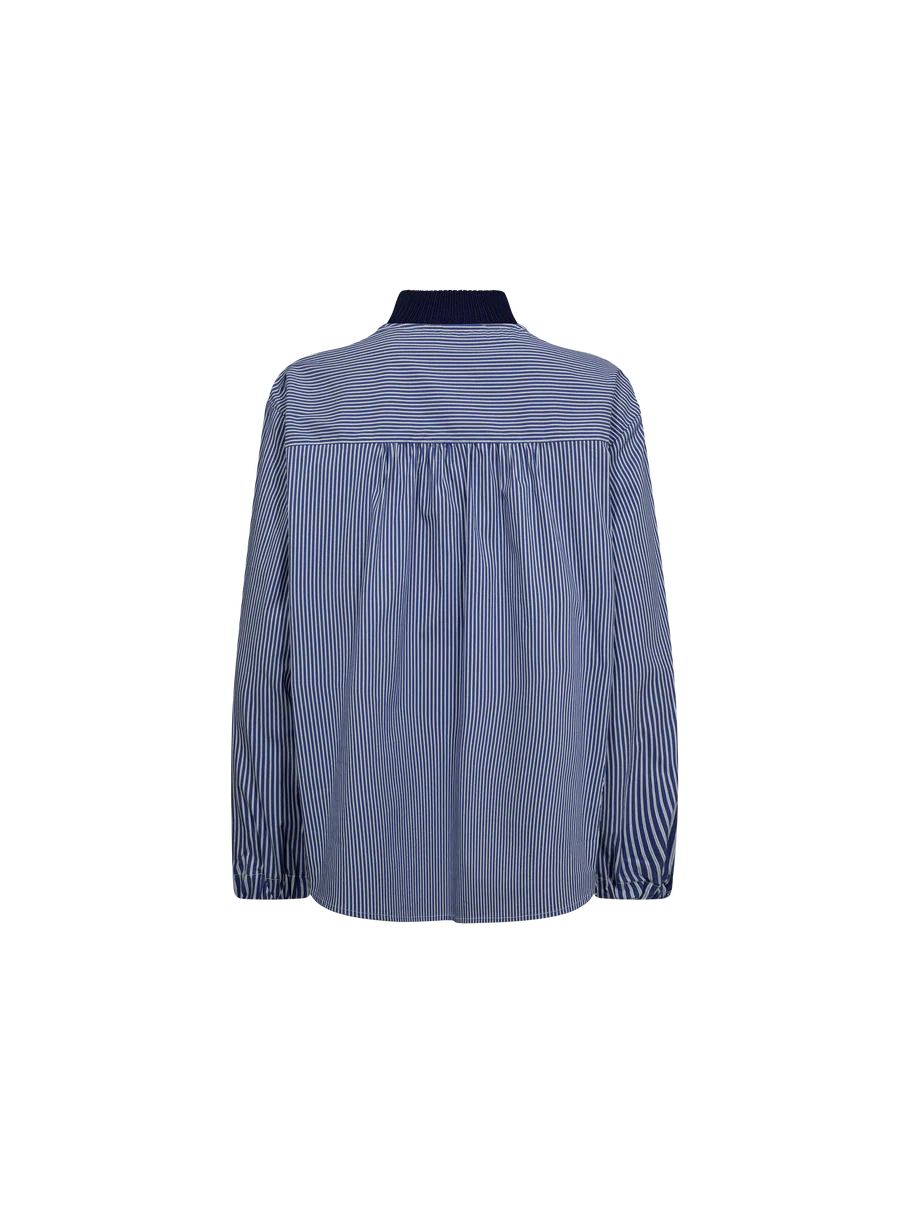 MMJuella LS Stripe Combi Knit