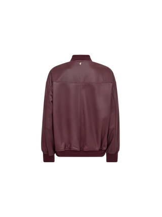 MMRuby Leather Bomber Jacket