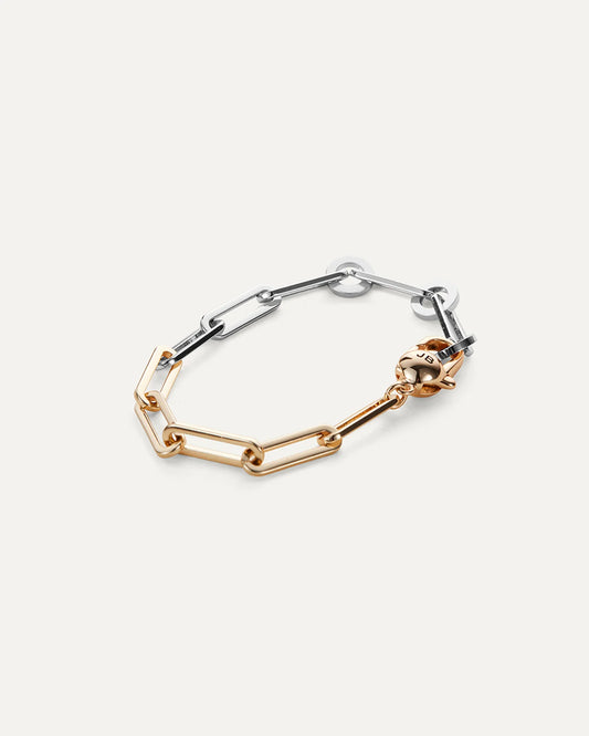 Andi Slim Bracelet- Two tone