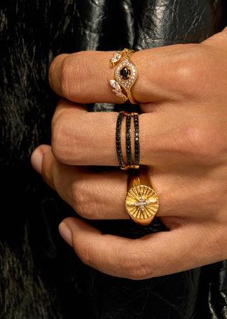 Black Majestic Eye Ring