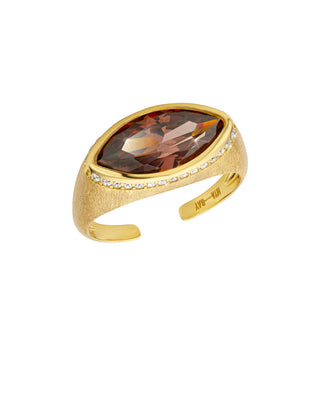 Smoked Brown Identity Ring