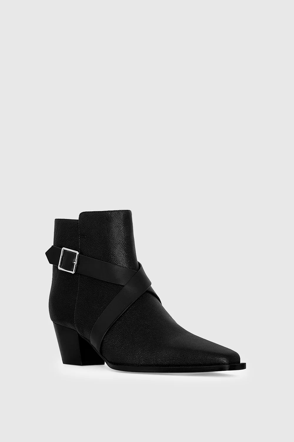 Bowery Buckle Boot in Black
