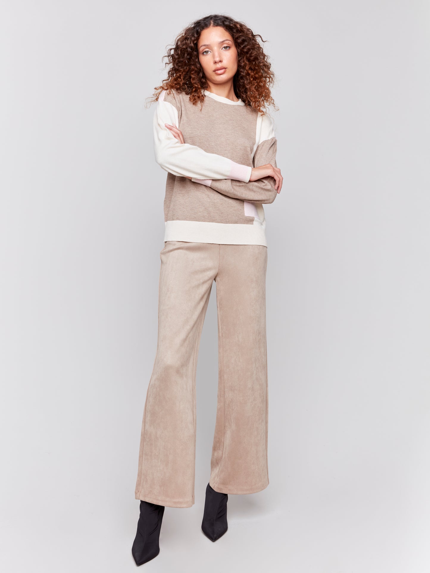 Faux Suede Pant