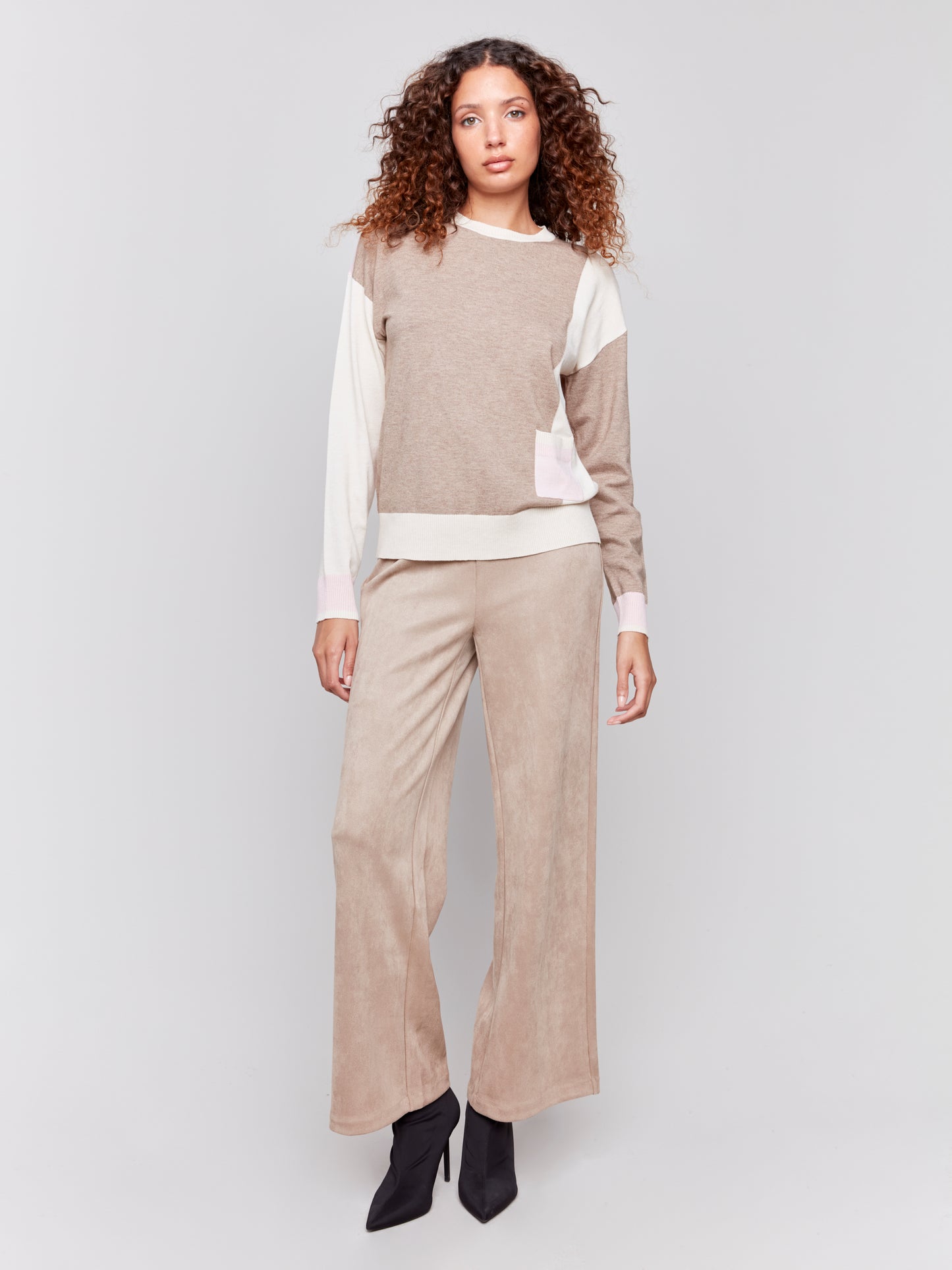 Faux Suede Pant