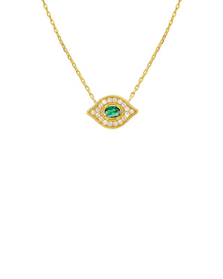 Green Majestic Eye Necklace