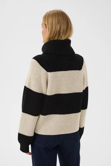 SimraPW Pullover in French Oak & Black