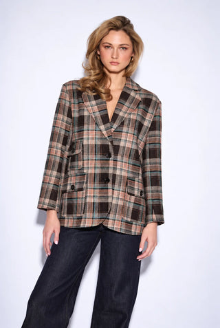 Walter Blazer in Saddle Tartan