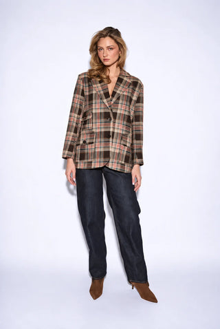 Walter Blazer in Saddle Tartan