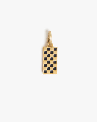Checker Dogtag Charm