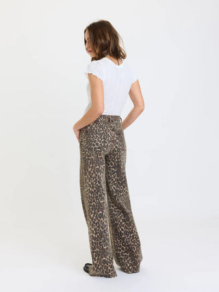 Far Out High Rise Wide Leg - Cool Cat