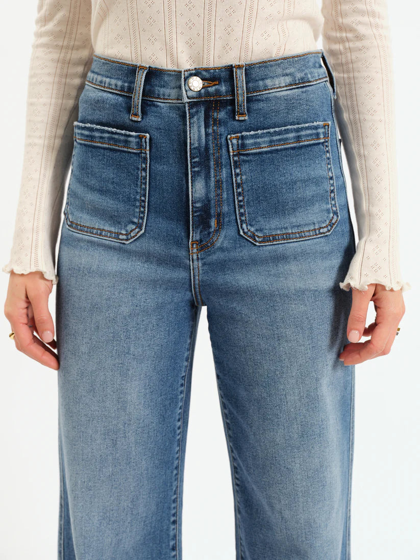 Far Out High Rise Wide in Vintage City