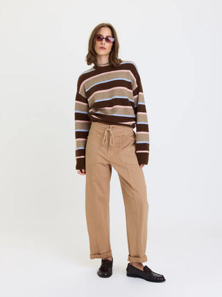 Villa Drawstring Pant in Latte
