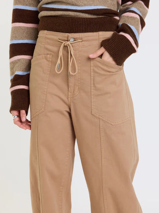 Villa Drawstring Pant in Latte