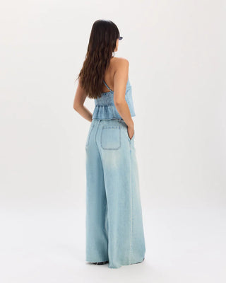 CABANA DRAWSTRING WIDE LEG IN CHARMED