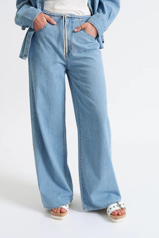 Madison Mid Rise Wide Leg in Whimsy