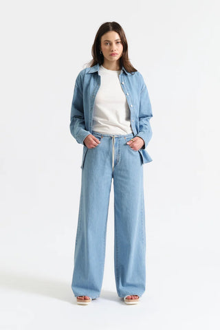 Madison Mid Rise Wide Leg in Whimsy