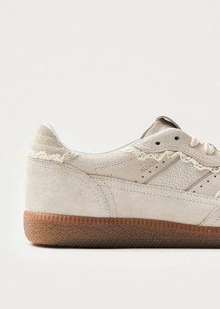 TB.490 CROCHET CREAM LEATHER SNEAKERS
