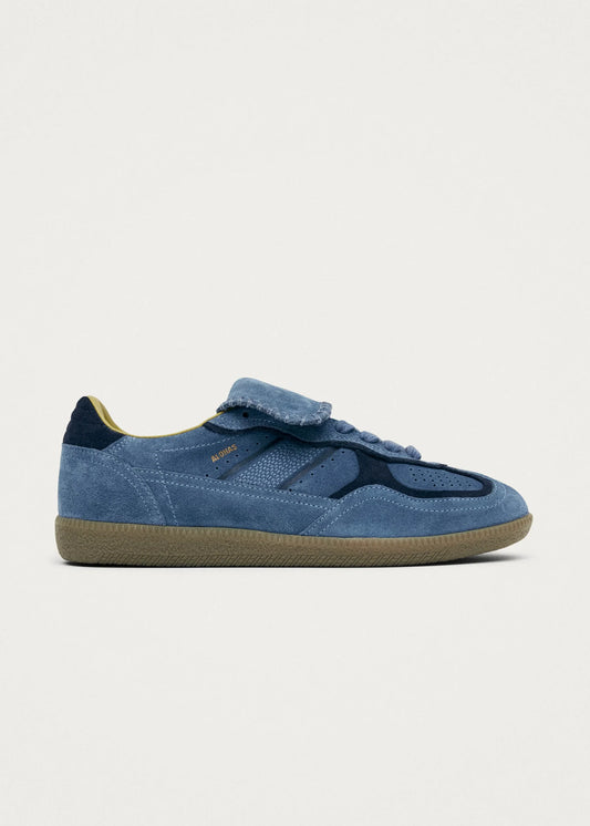 Alohas - TB.490 CLUB SUEDE BLUE LEATHER SNEAKERS