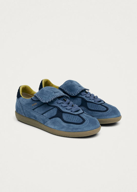 Alohas - TB.490 CLUB SUEDE BLUE LEATHER SNEAKERS