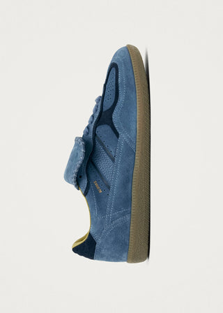 Alohas - TB.490 CLUB SUEDE BLUE LEATHER SNEAKERS