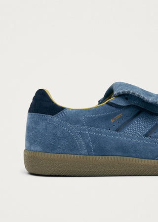 Alohas - TB.490 CLUB SUEDE BLUE LEATHER SNEAKERS