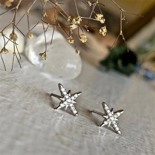 Arcturus Starburst Pave Stud Earring (More Colours)