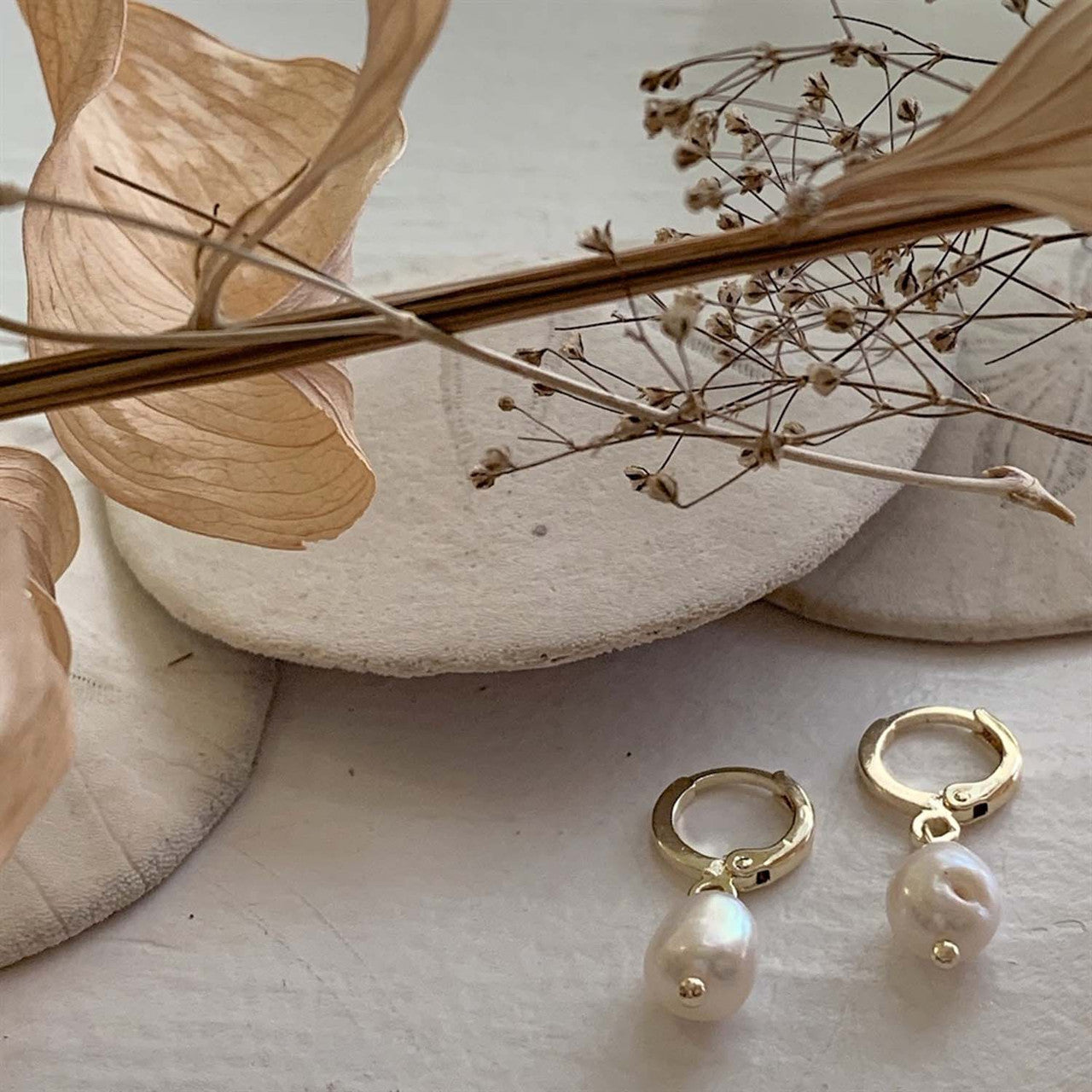 Ruth Freshwater Pearl Drop Earrings