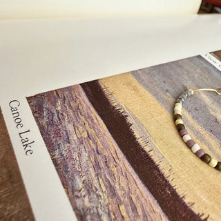 Memphre Hoop Earrings in Canoe Lake