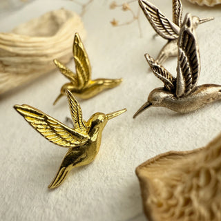 Calliope Hummingbird Stud Earrings (More Colours)