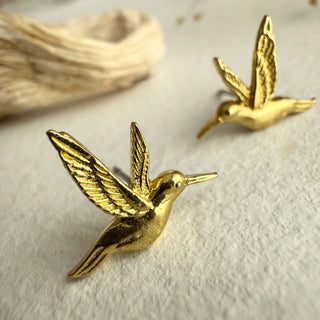 Calliope Hummingbird Stud Earrings (More Colours)