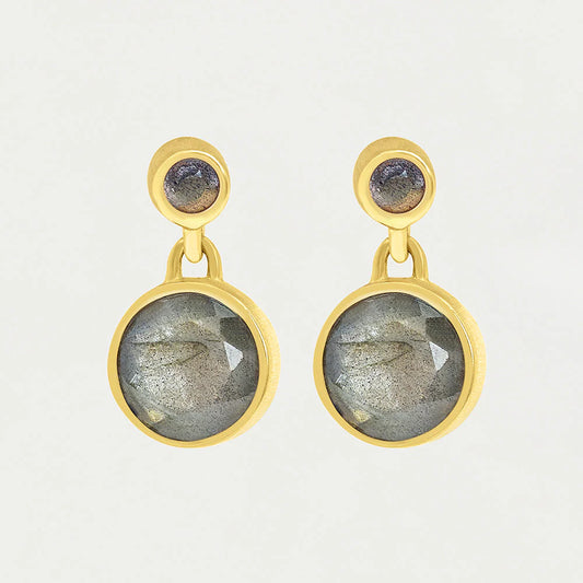 Signature Droplet Earrings- Labrodite
