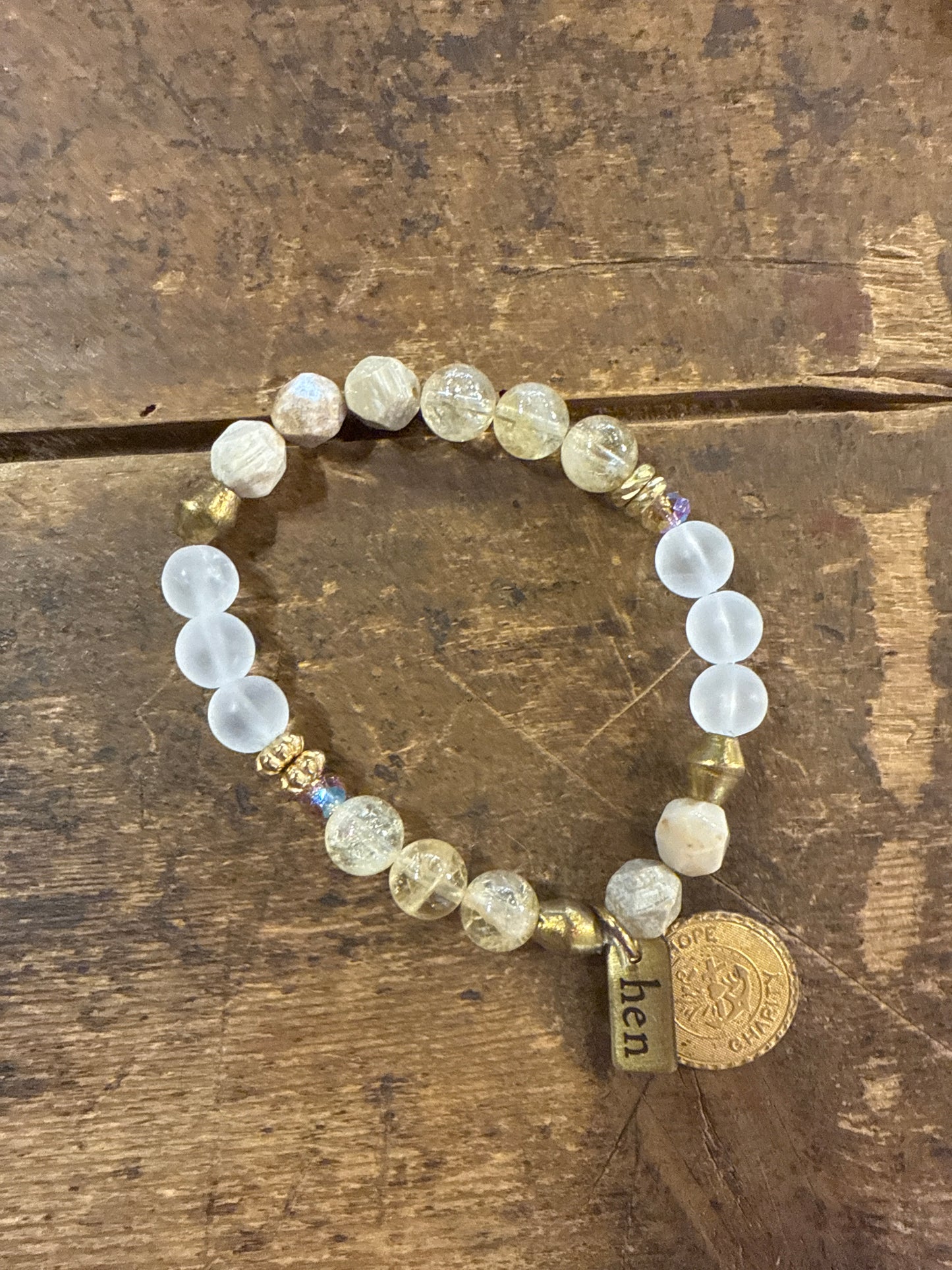 8mm Honey Stretch Bracelet