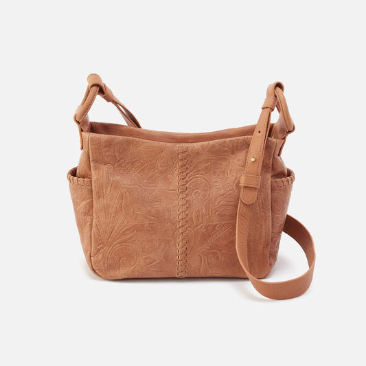 SHEILA CROSSBODY- Tooled Embossed Leather