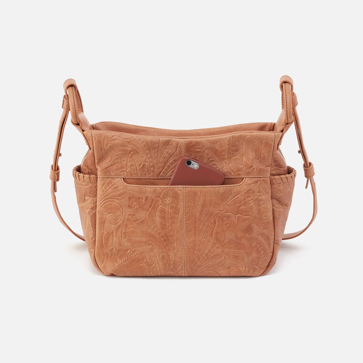 SHEILA CROSSBODY- Tooled Embossed Leather