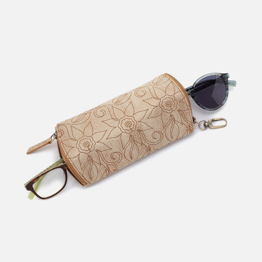 Spark Embroidered Double Eyeglass Case