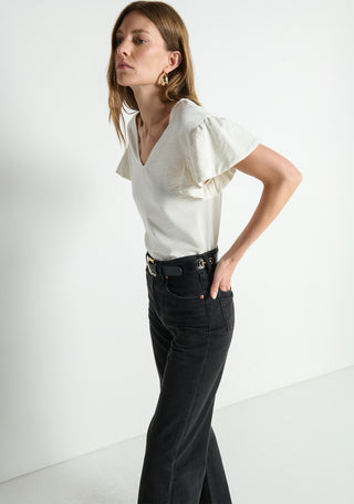 Emmy Flutter Sleeve Tee