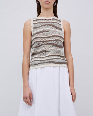 Sleeveless Knit Top