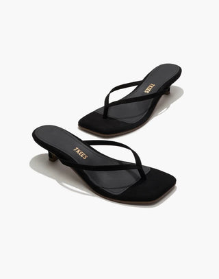 Square Toe Julia Suede in Sable