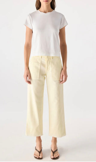 Easy Army Slouch Crop Pants - Blondie
