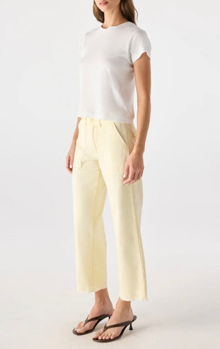 Easy Army Slouch Crop Pants - Blondie