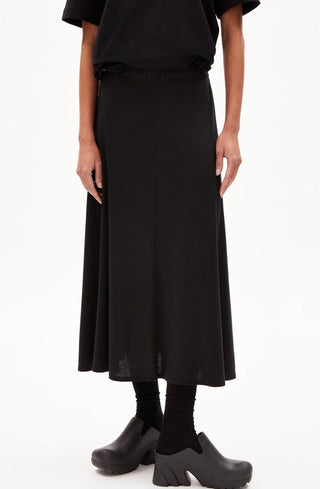 ILENIAA LARAA MIDI SKIRT - Black