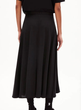 ILENIAA LARAA MIDI SKIRT - Black