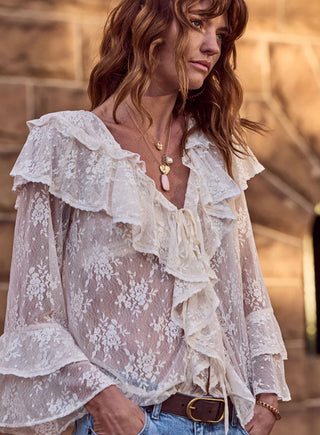 Labyrinth lace blouse