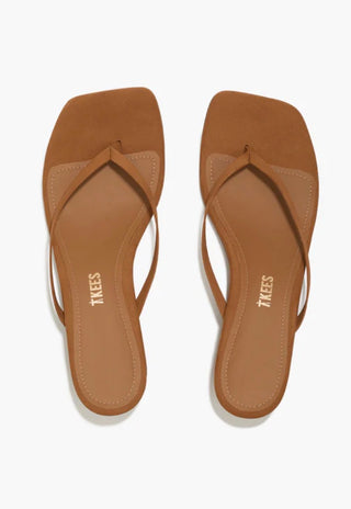 Square Toe Julia Suede in Camel