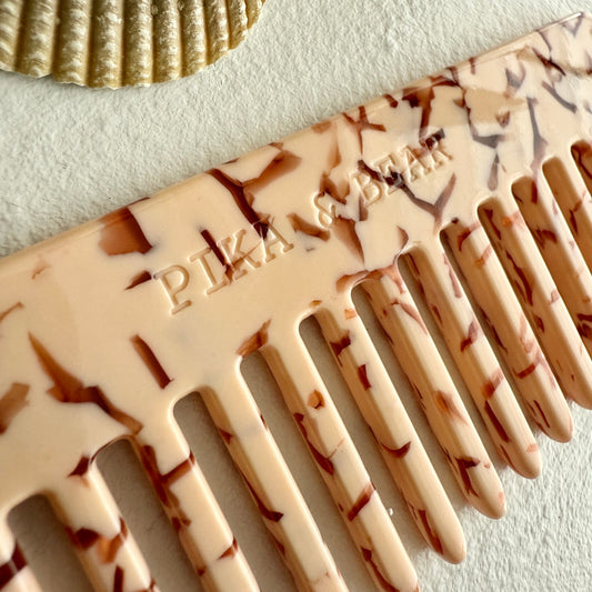 Tines Hair Comb in Torrone