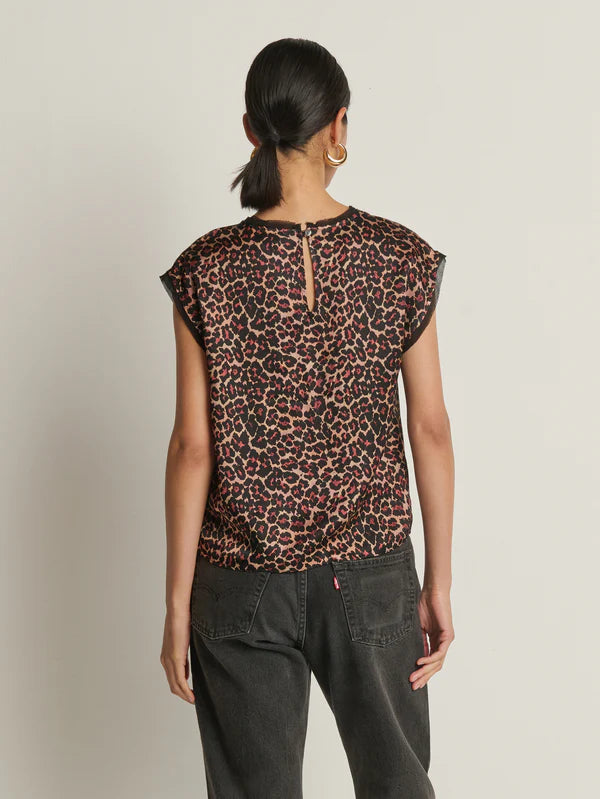 Helen Top in Winter Leopard