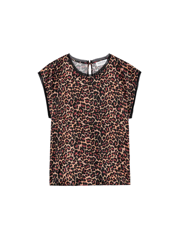 Helen Top in Winter Leopard