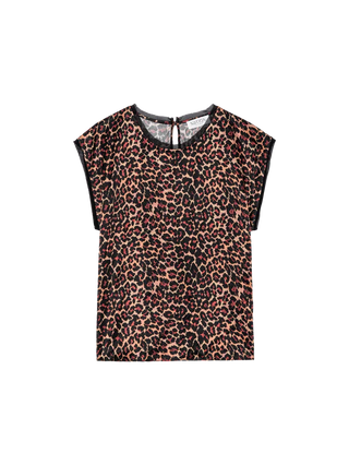 Helen Top in Winter Leopard