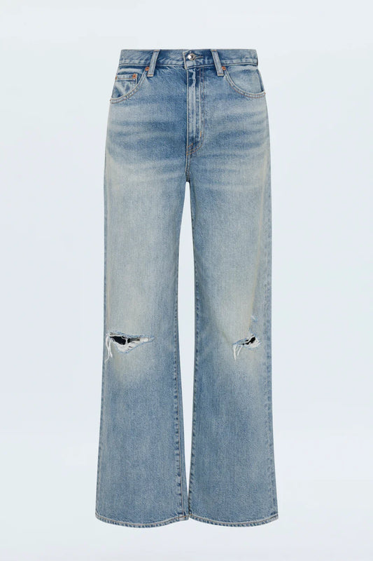 Hendrix High Rise Baggy Jean - Apprentice Distressed