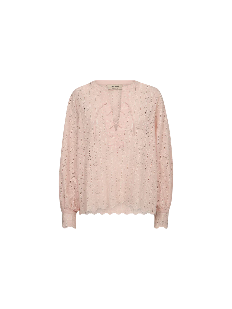 MMYen Anglaise Tie Blouse